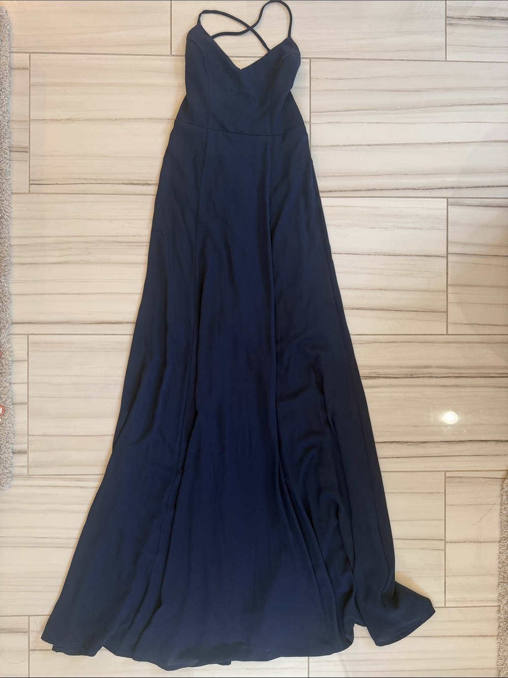 Show Me Your MuMu Midnight Navy Spaghetti-Strap Maxi Dress